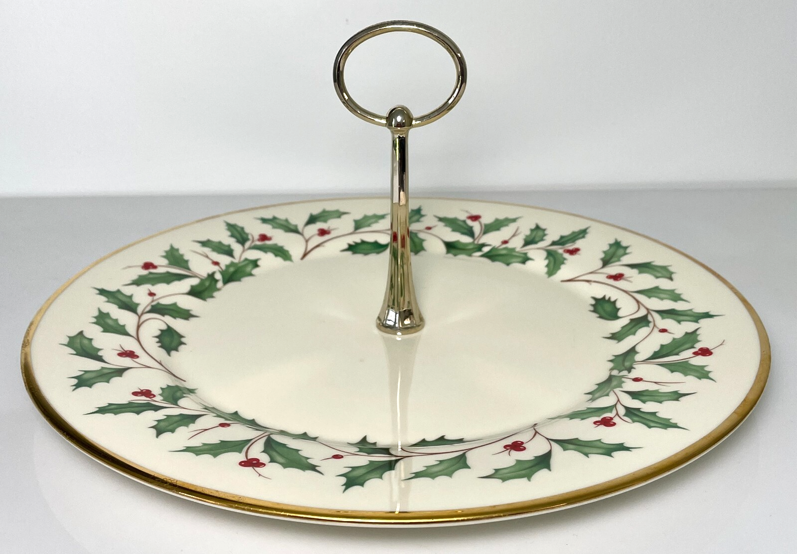 Lenox Holiday Handled Tray 10 3/4"0