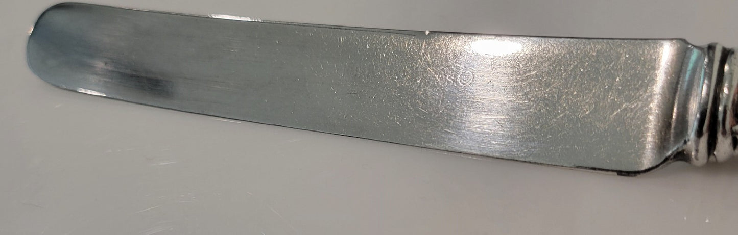 International Silver Rogers Vintage Knife Blunt no ind 9 3/4" Silverplate2