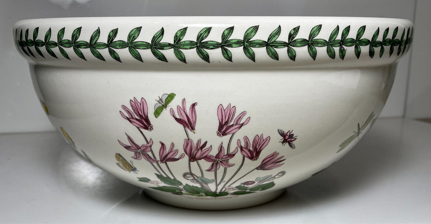 Portmeirion Botanic Garden Large Salad Serving Bowl 11"5