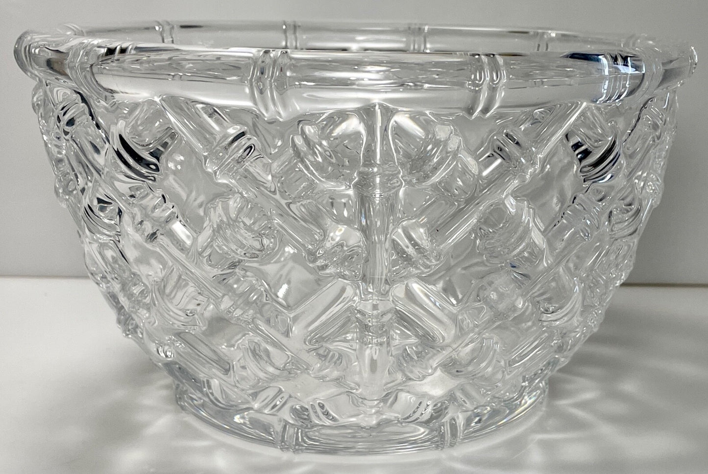 Tiffany & Co Bamboo Round Bowl 9" X 5 1/4"0