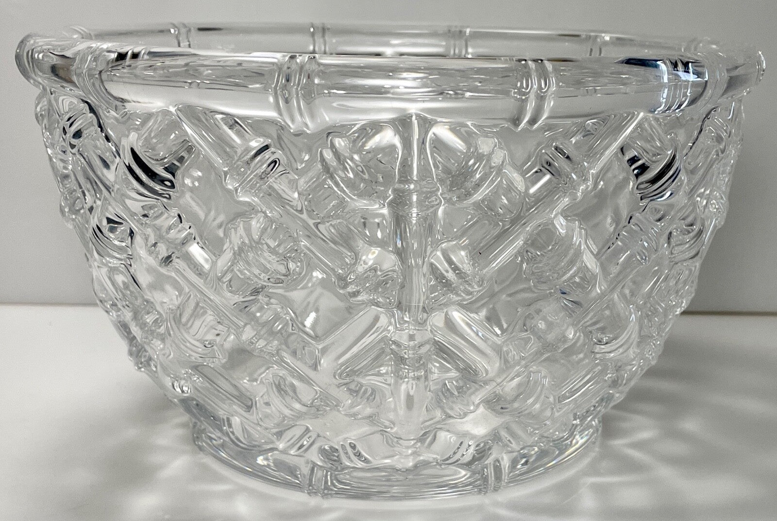 Tiffany & Co Bamboo Round Bowl 9" X 5 1/4"0