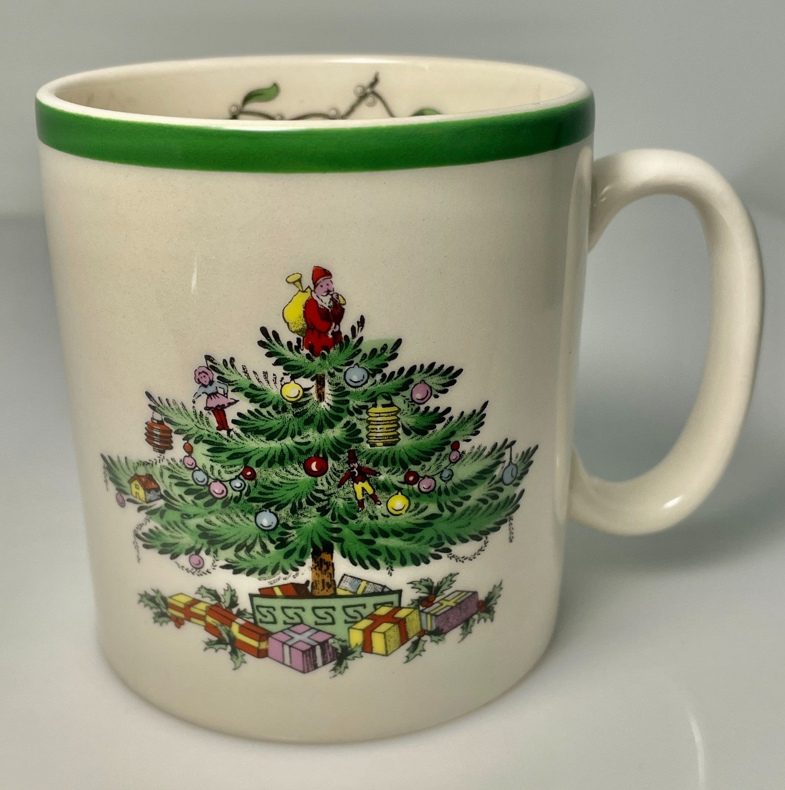 Spode Christmas Tree Mug 3 1/4" Made In England0