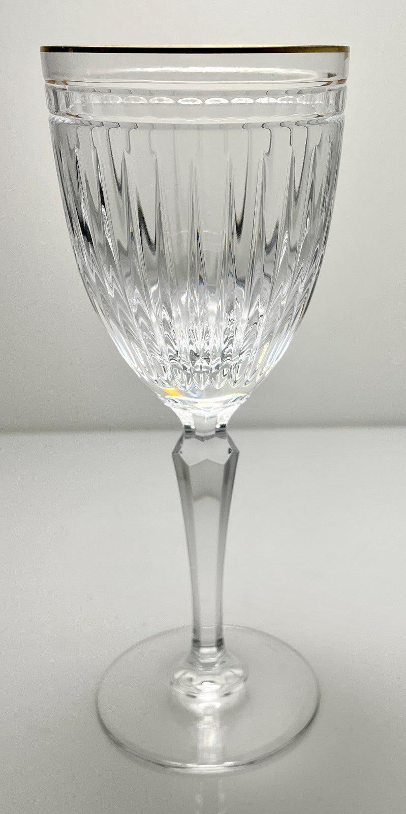 Waterford Hanover Gold Water Goblet 8 1/2"1