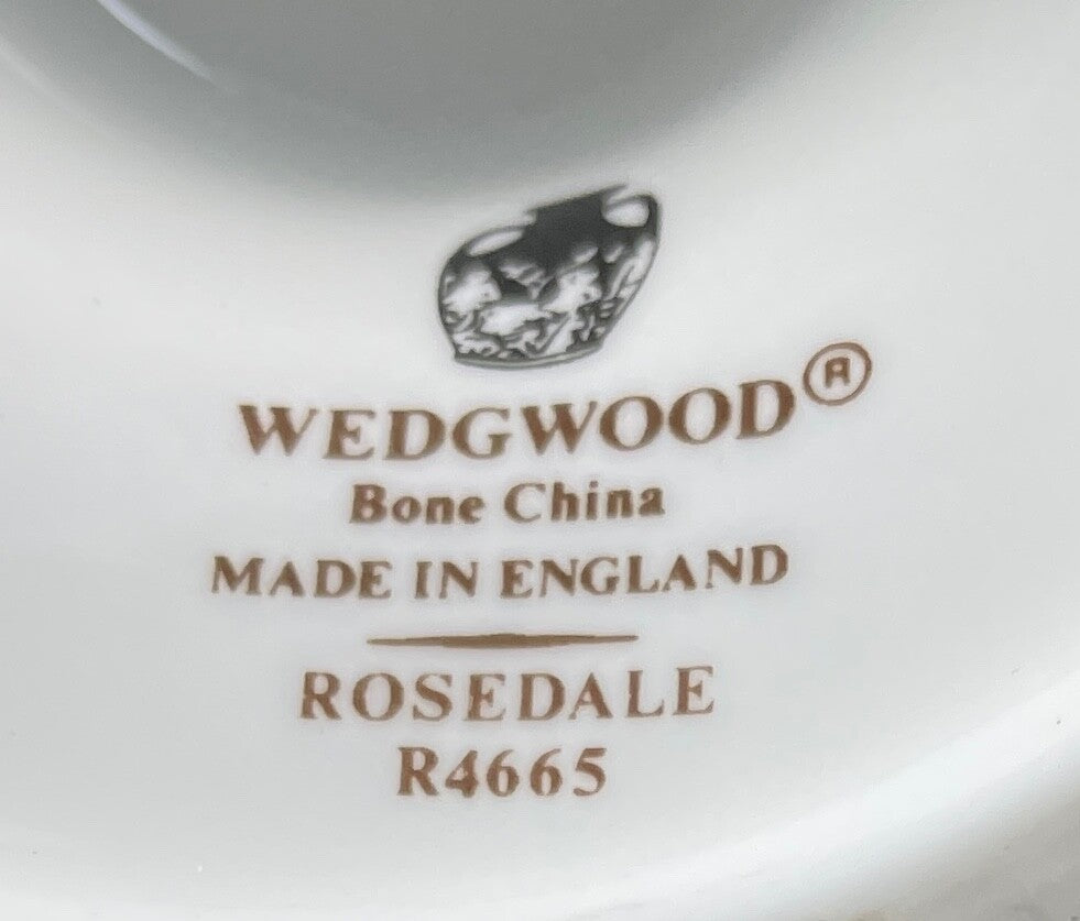 Wedgwood Rosedale Gravy Boat and Underplate2