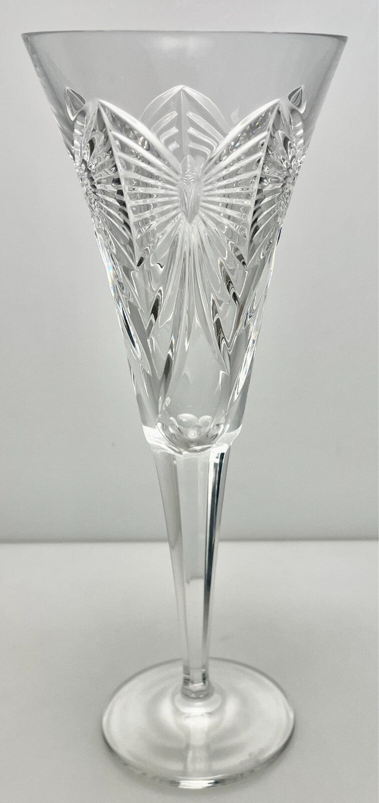 Waterford Millennium Series Happiness Champagne Flute 9 1/4"0