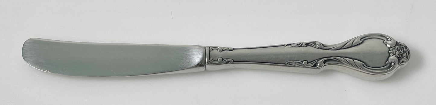 International Queen's Fancy Butter Spreader 6 5/8" Black Accent Stainless0