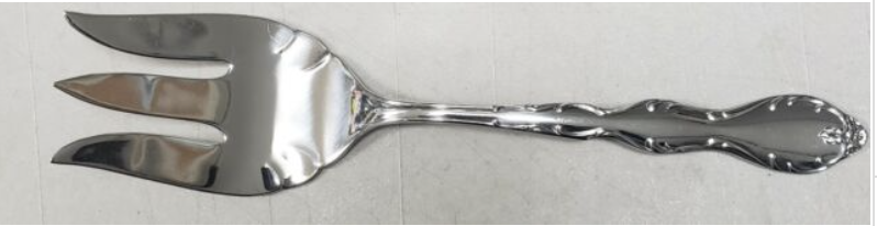 International Camelot Melody Cold Meat Fork 8 1/4" Silverplate1