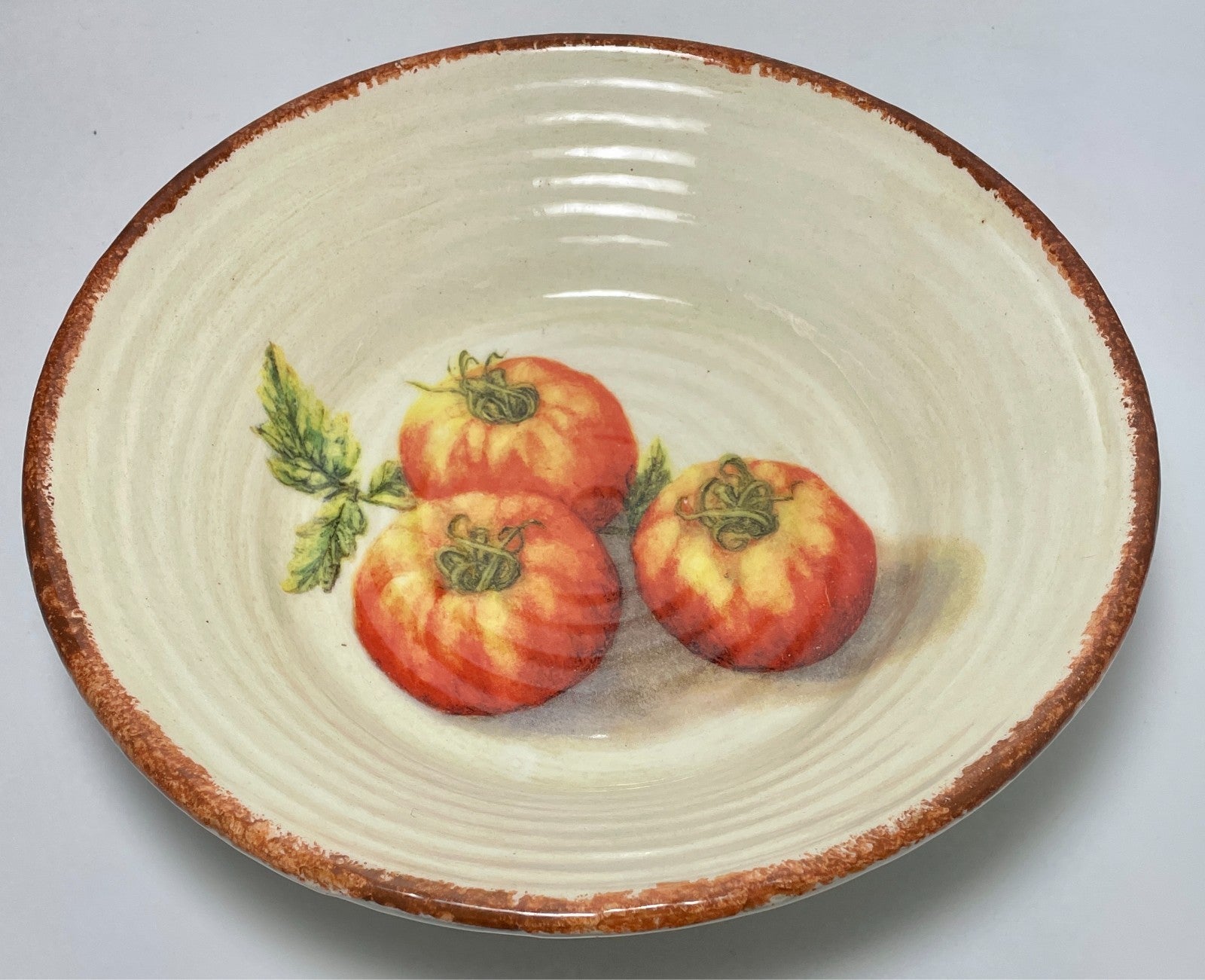 Williams Sonoma Jardin Potager Individual Pasta Bowl Tomatoes 9 3/4"0