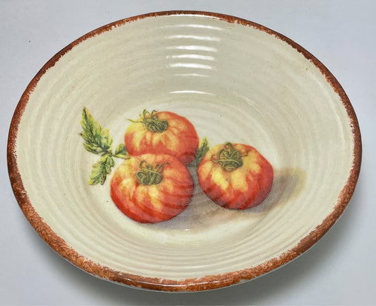 Williams Sonoma Jardin Potager Individual Pasta Bowl Tomatoes 9 3/4"0