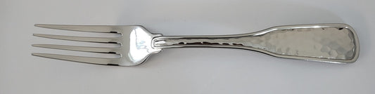 Reed & Barton Provencal Glossy Fork 8" Hammered Stainless 18 10 Flatware0