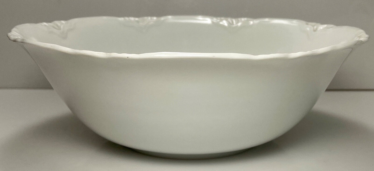 Hutschenreuther Racine White  Round Vegetable Bowl 9"3
