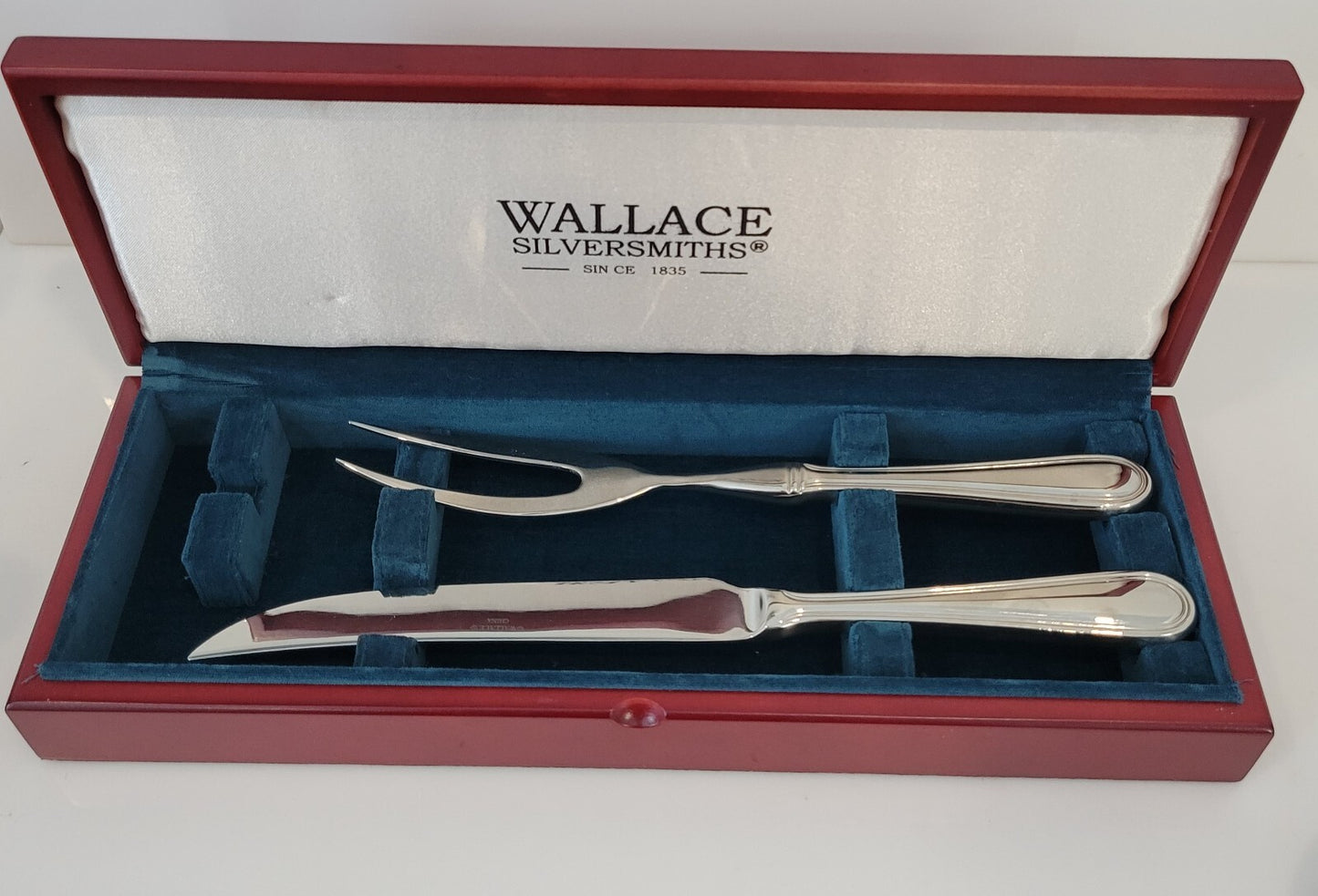 Wallace Royal Thread Carving Set 2 Piece 18/10 Stainless0