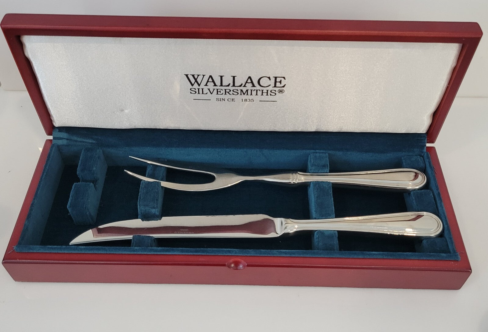 Wallace Royal Thread Carving Set 2 Piece 18/10 Stainless0