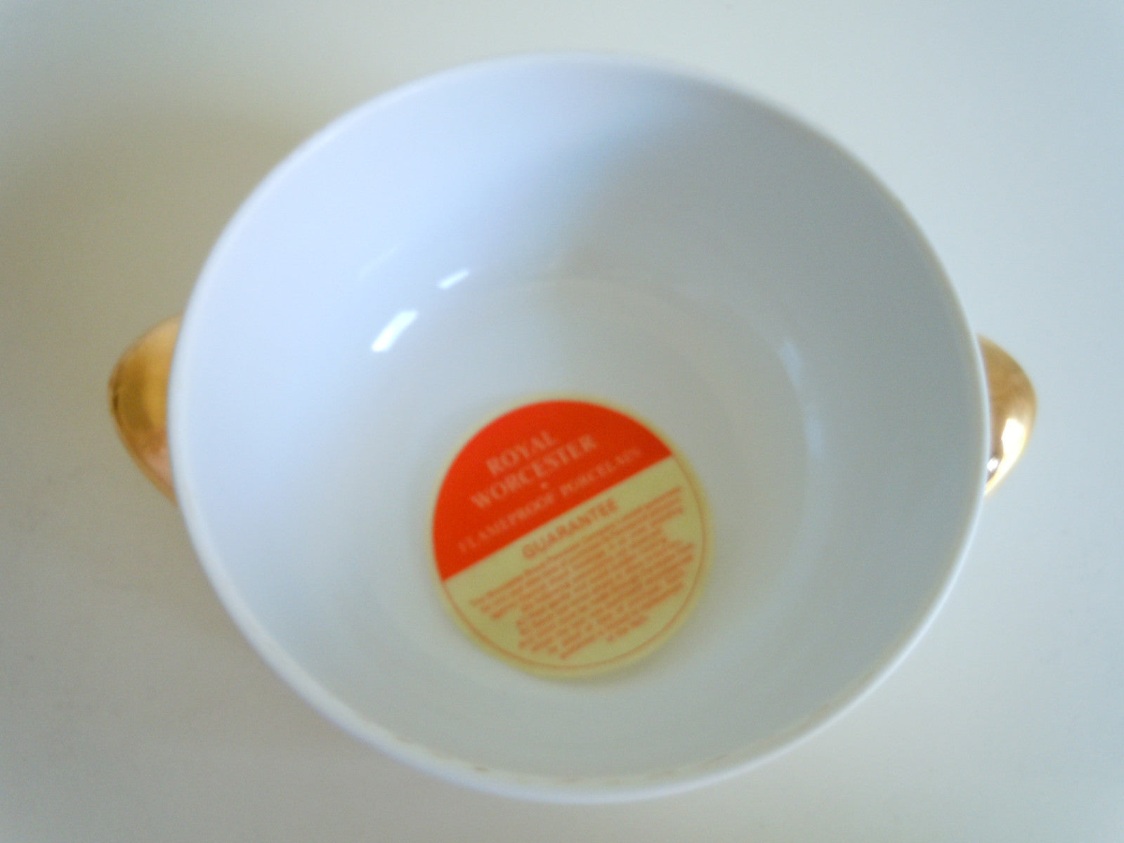 Royal Worcester Evesham Gold 1 Qt Casserole Flat Handle 6 5/8"4