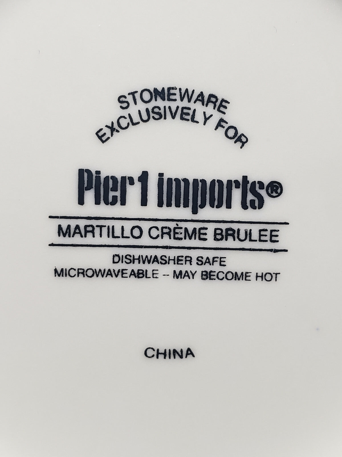 Pier 1 Martillo Creme Brulee Soup Cereal 6"2