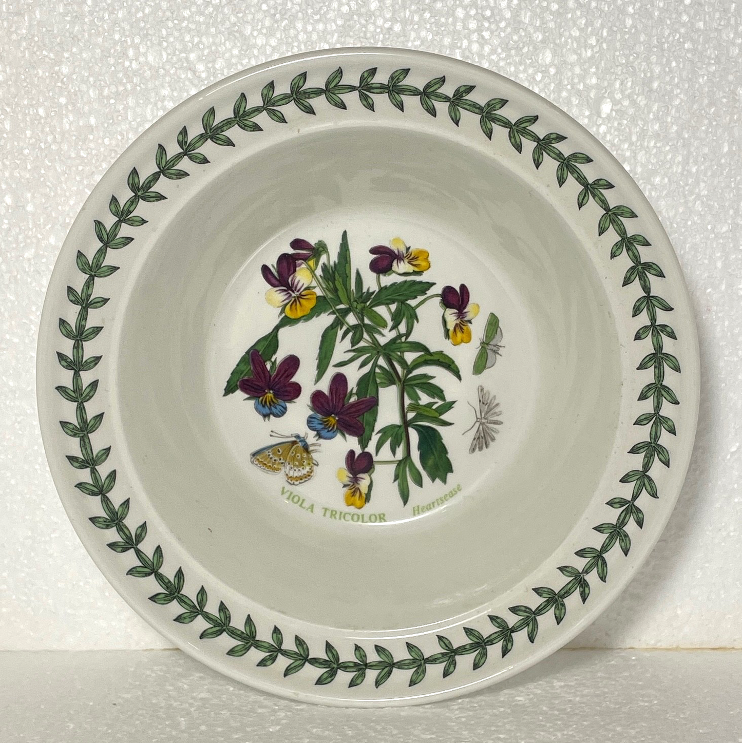 Portmeirion Botanic Garden Oatmeal Bowl Heartsease 6 1/2"0