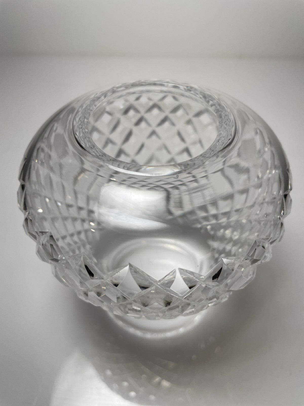 Waterford Alana Hurricane Globe ONLY 4 1/2"2