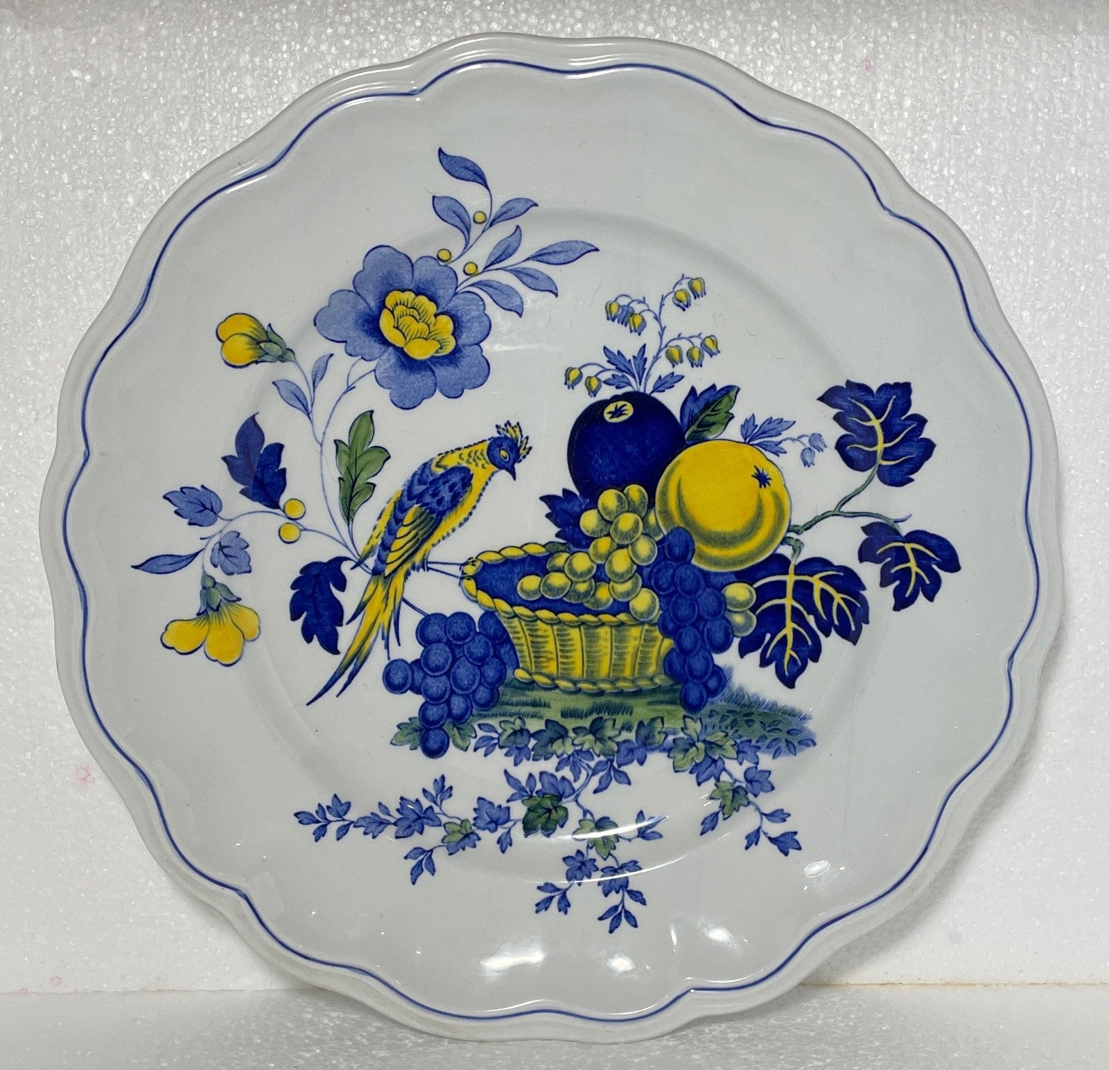 Spode Blue Bird Dinner Plate 10 5/8"0