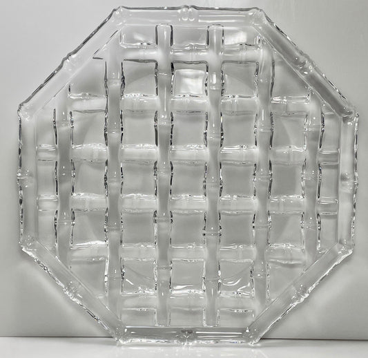 Tiffany & Co Bamboo Sandwich Plate Octagonal 12"0