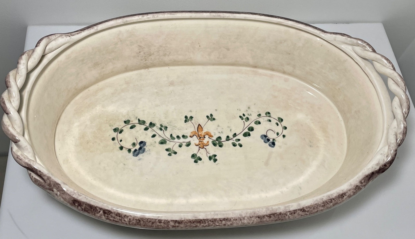 Arte Italica Medici Oval Serving Bowl 19 1/4"1