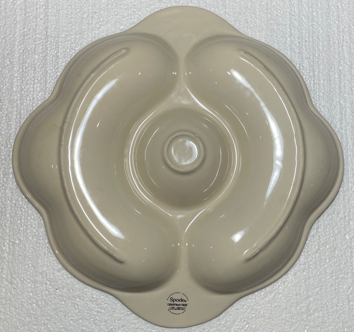Spode Christmas Tree Crudite 1 Piece 13 1/4"1