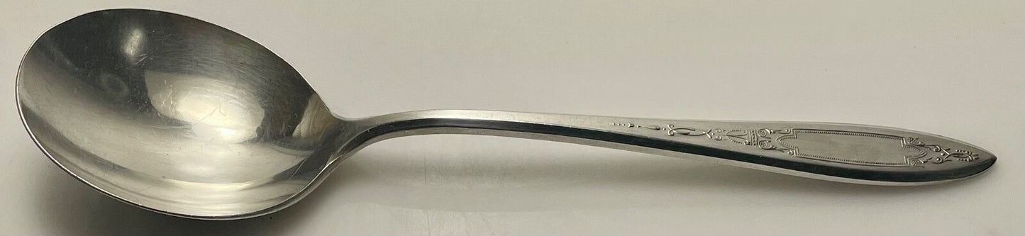 Oneida Debutante Grandeur Princess Silverplate Gumbo Soup Spoon Pack Of 6 PCS1