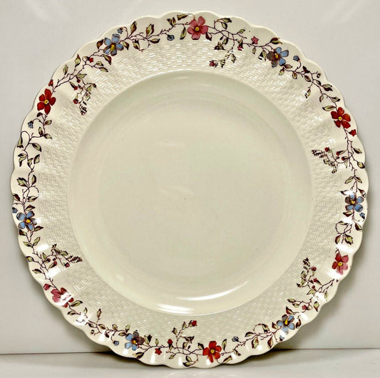 Spode Wicker Dale Dinner Plate 10 1/2"0