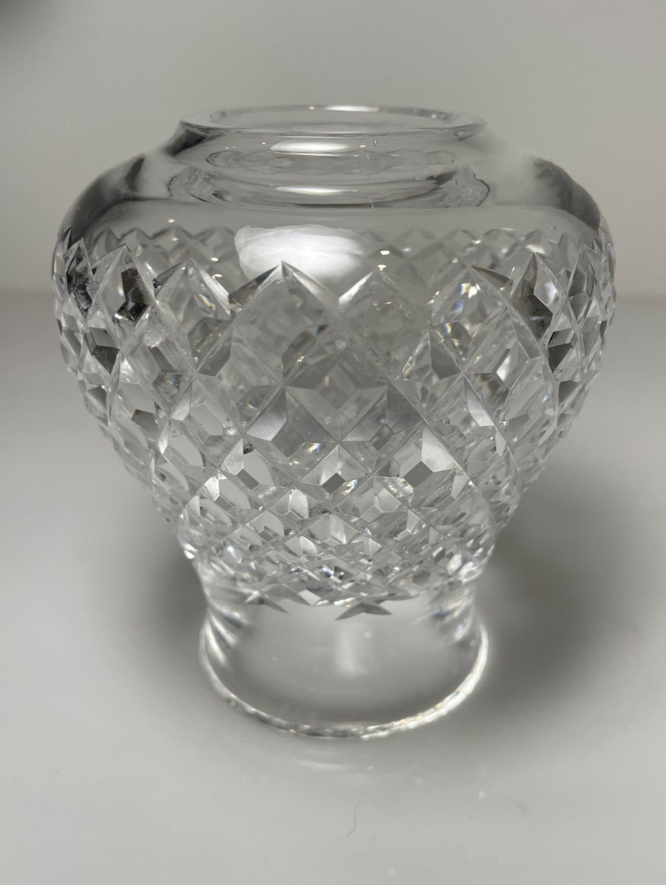 Waterford Alana Hurricane Globe ONLY 4 1/2"1