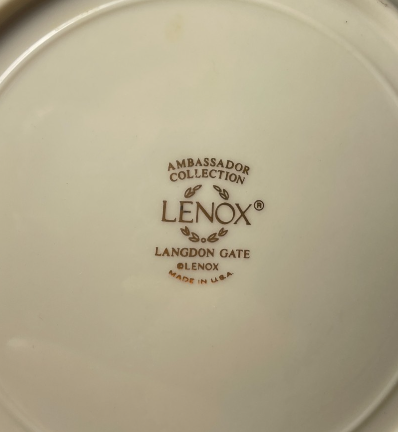 Lenox Langdon Gate Bread and Butter Plate 6 1/4"1