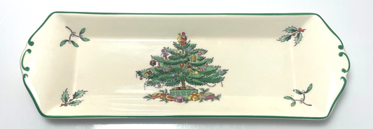 Spode Christmas Tree 9" Rectangular Tray0