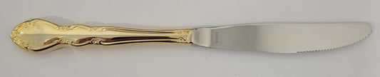 Towle Golden Baroness Electroplate Knife 9 1/4" Flatware Silverware0