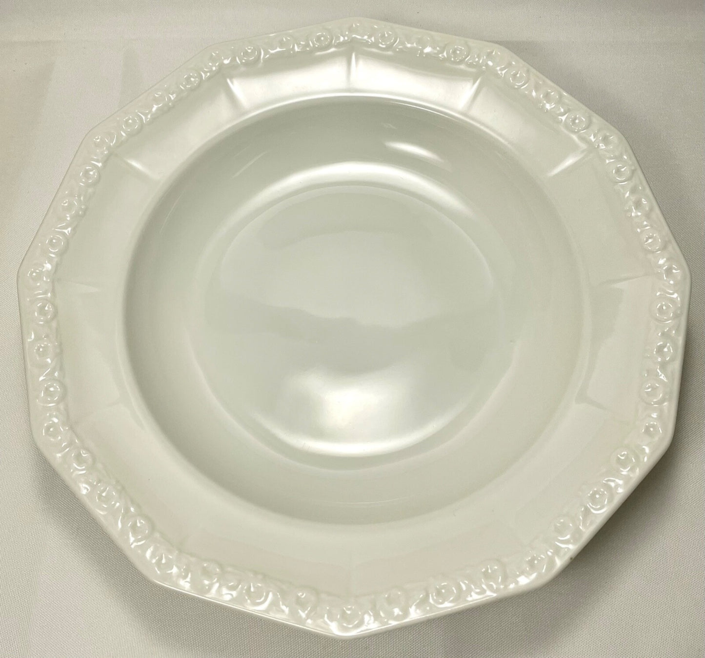 Rosenthal Maria White Rim Soup Bowl 8 5/8"0