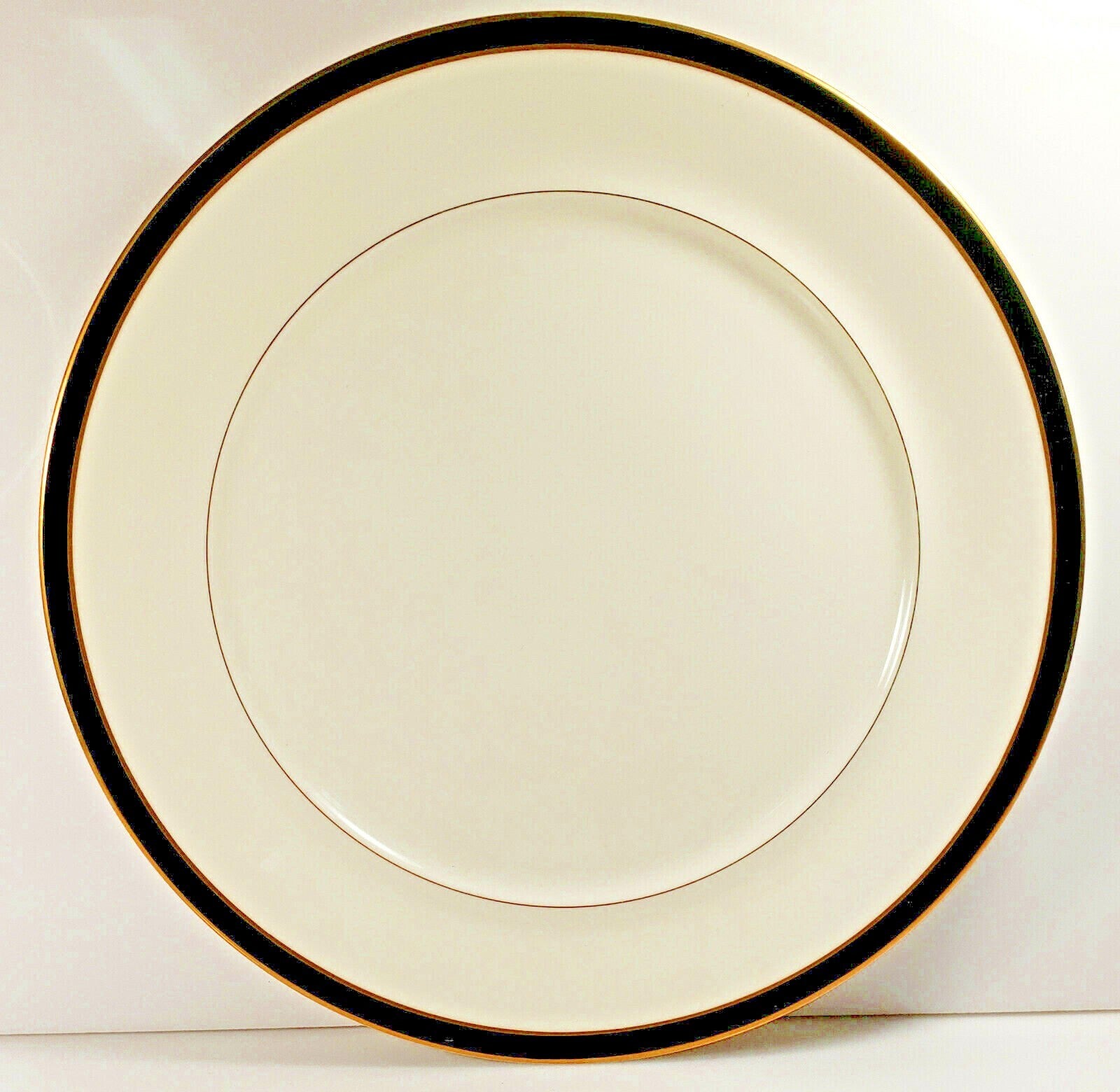 Mikasa Black Tie Chop Plate Round Platter 13"1