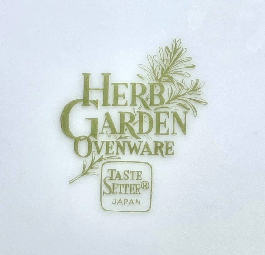 Taste Setter Herb Garden Dinner Plate 10 1/2"1