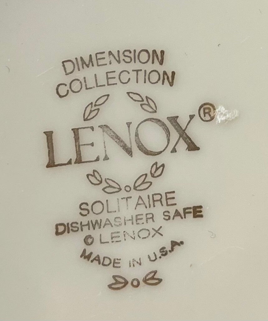 Lenox Solitaire Dinner Plate 10 3/4"1