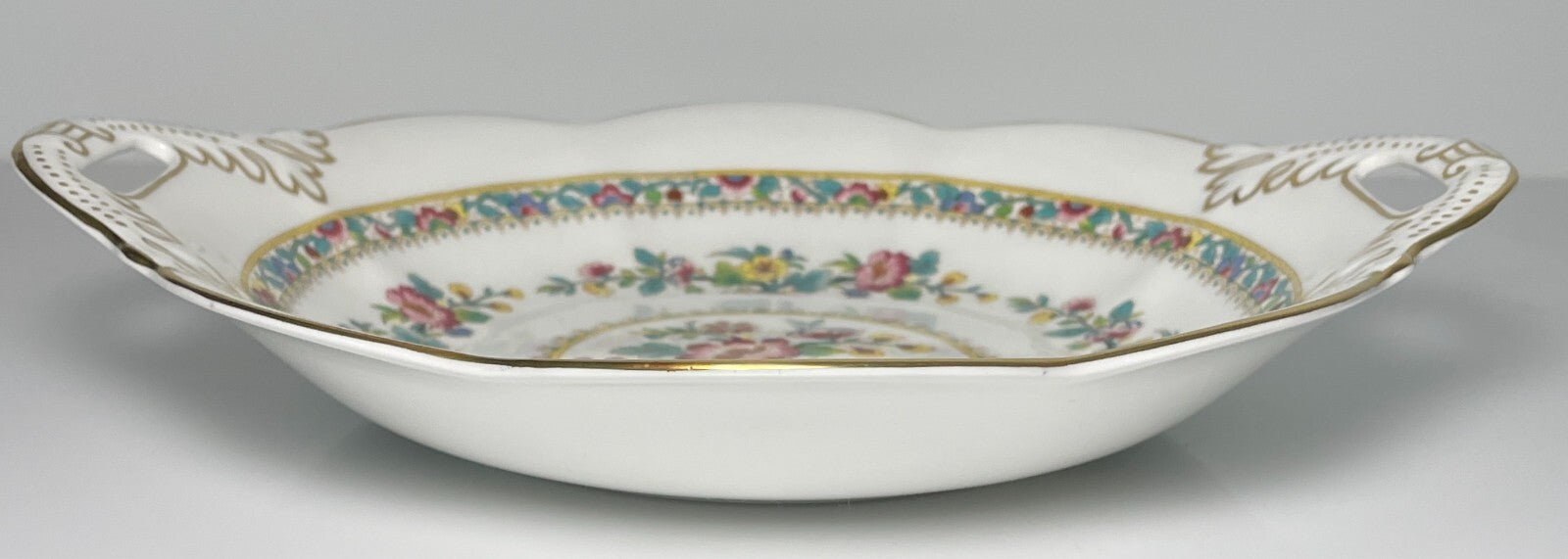 Coalport Ming Rose Bon Bon 9 3/4"1
