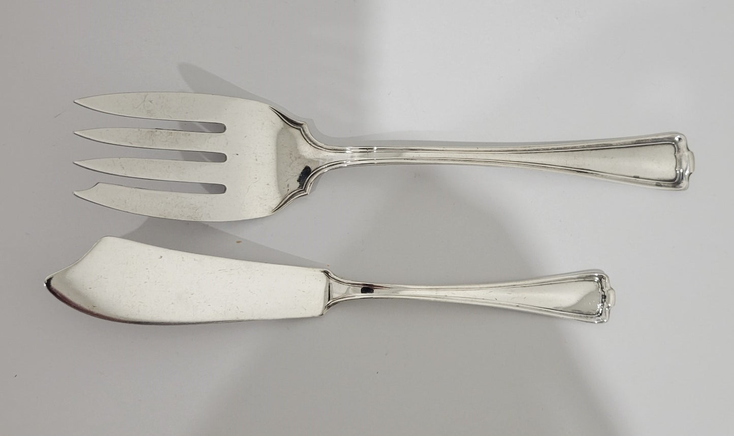 International Rodgers Cromwell Cold Meat Fork Butter Knife Flatware Silverplate0