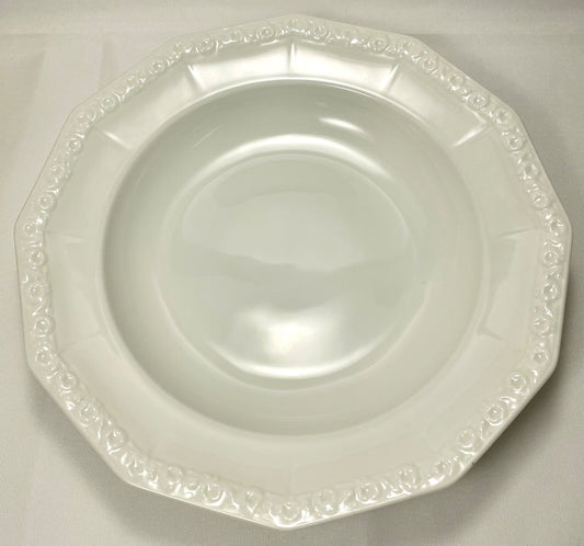 Rosenthal Maria White Rim Soup Bowl 8 5/8"0