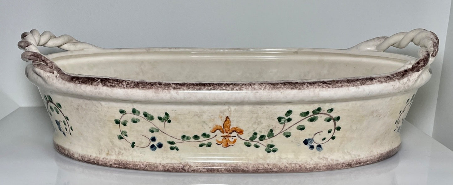 Arte Italica Medici Oval Serving Bowl 19 1/4"0
