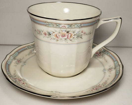 Noritake Rothschild Cup and Saucer Set0